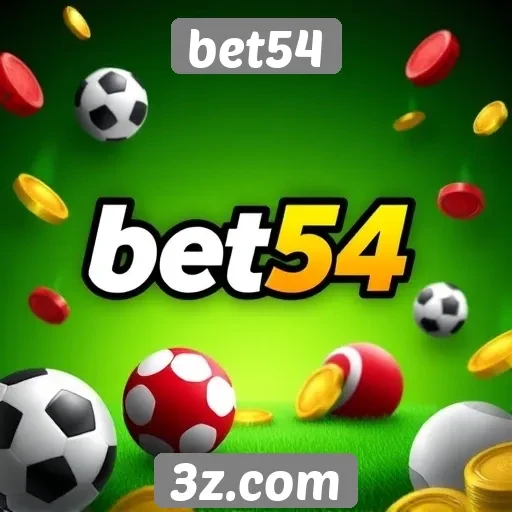 Variedade de jogos disponíveis na plataforma bet54